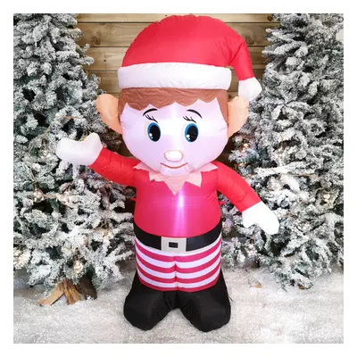 150CM Self Inflating LED Inflatable Christmas Elf Decoration