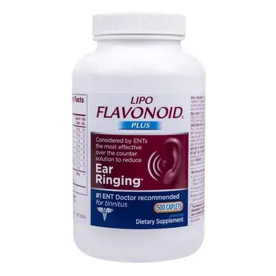 Lipo-Flavonoid Plus Ear Health Supplement for Tinnitus, caplets