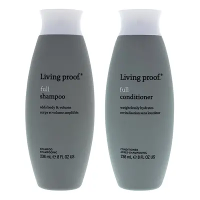 Living Proof Full Shampoo and Conditioner Kit For Unisex Pc Kit 8oz Shampoo, 8oz Conditioner