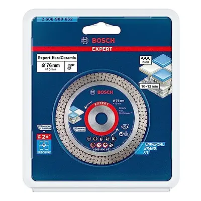 Professional 1x Expert HardCeramic mm Diamond Cutting Disc (for Hard tiles, Hard stone, Ã mm, A