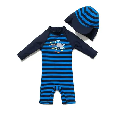 upandfast Baby Boy 3/4 Sleeve Rashguard Baby Beach One-Piece Swimsuit