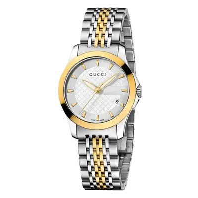 Gucci YA126511 G-Timeless Two-Tone Ladies Watch