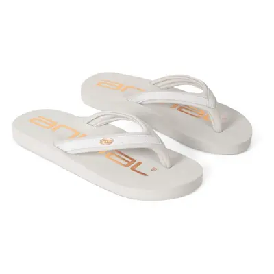 (8 UK, Grey/Gold) Animal Womens/Ladies Logo Recycled Flip Flops