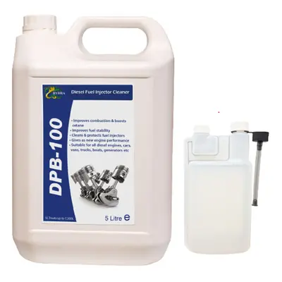 ((5 Litre + Dosing Bottle)) HYDRA DPB-100 Diesel Power Blast Fuel Additive