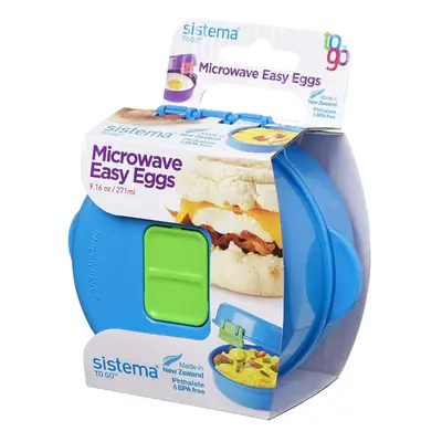 Sistema To Go Microwave Egg Cooker Easy Eggs, ml - Assorted Colours