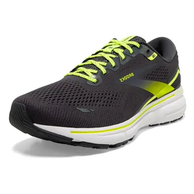 Brooks Women's Ghost Neutral Running Shoe - Ebony/White/Nightlife - Limited - 10.5 Medium