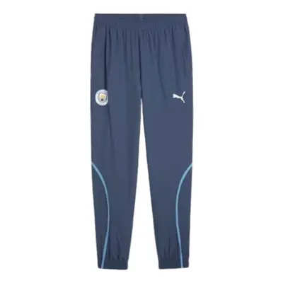 (L) Man City Prematch Woven Pants (Blue)