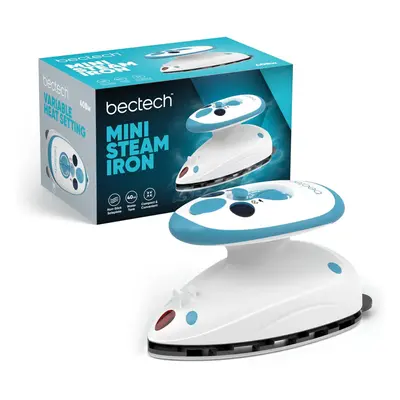 Travel Iron Small Mini Compact Steamer Quilting Iron 408W NonStick 40ml Capacity