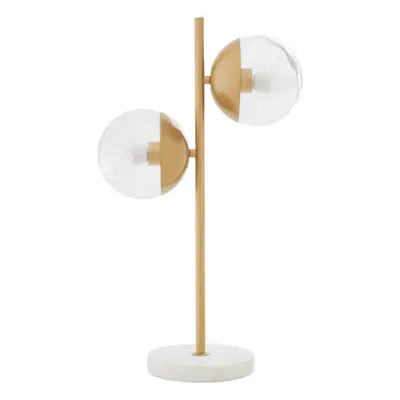 Premier Housewares Revive Gold Finish Light Table Lamp