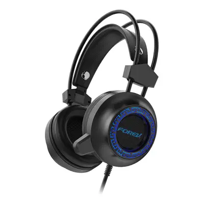 (3.5mm+USB) Gaming Headset 7.1 Channel 50mm Driver Stocking Stereo Sound RGB Cool Light Noise Re