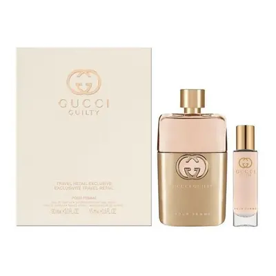 Gucci Guilty Pour Femme Pcs Set: Oz Eau De Parfum Spray + 0.5 Eau De Parfum Spray (Travel)