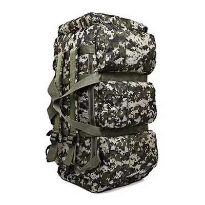 (01#Camouflage) 90L Large Capacity Men&#39;s Military Tactical Backpack Waterproof Oxford Hiking