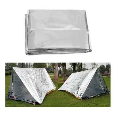 Outdoor Persons Camping Emergency Survival Tent First Aid Sunshade Shelter Rescue Blanket