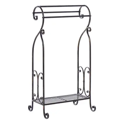 Towel Stand LINARES Metal Black