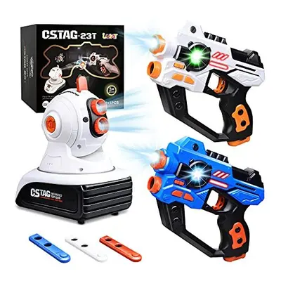 LUKAT Laser Tag Guns with Projector, Multi-play Laser Tag Set for Teen Boys & Girls Laser Blaste