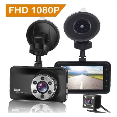 ORSKEY Dash Cam Front and Rear 1080P Full HD Dual Dash Camera In Car Camera Dashboard Camera Das