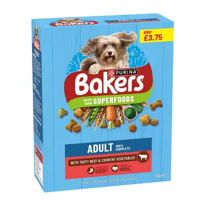 Bakers Adult with Tasty Beef & Country Vegetables 1kg (Case of x 1kg)