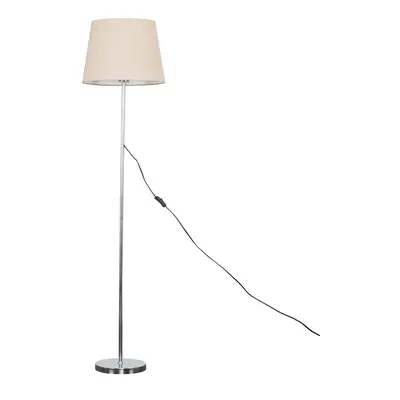 Charlie Cream Stem Floor Lamp + 1x Large Aspen Biege