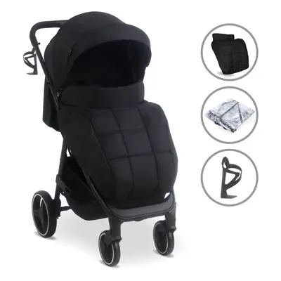 MB160 Plus Pushchair - Black Leopard