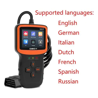 New Obd2 Scanner Professional Auto Engine System Diagnostic Lifetime Free Automotive Dtc Lookup 