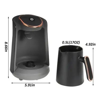 600w Automatic Turkish Coffee Maker Machine Electric Pot Portable Travel Kettle Cafe Machine Pum