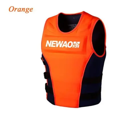 (orange, XXXXL) High Quality S-4xl Professional Life Jacket Adult Swiming Fishing Life Vest Wate