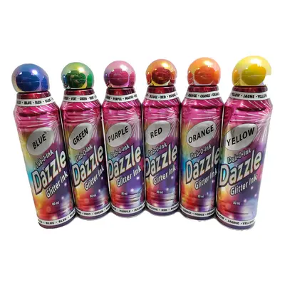 Dazzle Glitter Bingo Dauber/Dabber Ink 6-Pack Mixed Colors