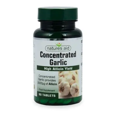 Natures Aid Garlic Concentrated 2000Ug Allicin Tablets