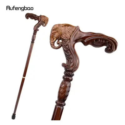 (as the picture) Elephant Brown Wooden Fashion Walking Stick Decorative Vampire Cospaly Party Wo