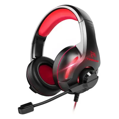 Gaming Headset, Xbox One Headset, PS4 Headset Surround Stereo Gaming Headphones with Mic & LED L