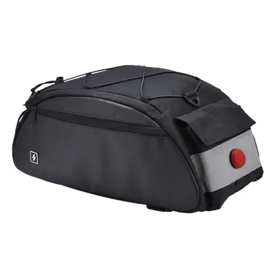 (With taillight) 10L Bike Rack Bag Waterproof Cycling Rear Seat Cargo Trunk Pack Shoulder Carry