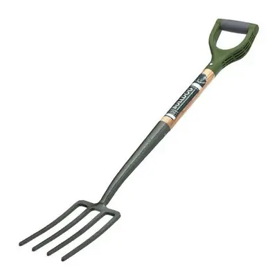 Bulldog Evergreen Border Fork 28" Wooden Handle Plastic Ergo