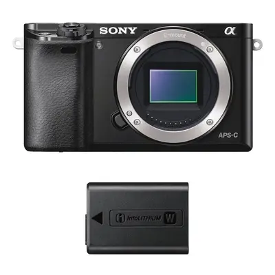 SONY A6000 Body Black + NP-FW50 Battery