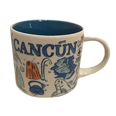 Starbucks CANCUN MEXICO Been There Series Across the Globe Collection Coffee Mug Ounce