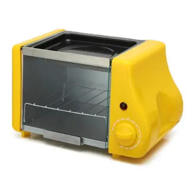 (yellow) Mini Multifunction oven maker Toaster electric Baking European standard