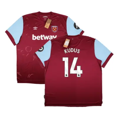 (XL) West Ham United Home Shirt (Kudus 14)