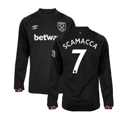 (3XL) West Ham Long Sleeve Away Shirt (SCAMACCA 7)