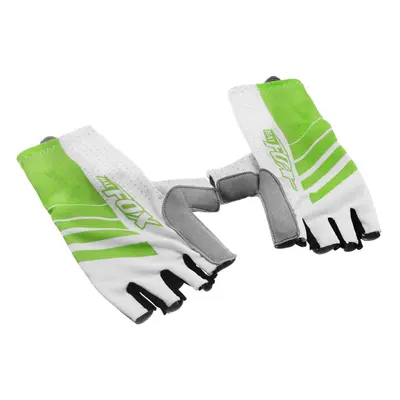 (Green, XL) Cycling Half Finger Gloves Anti-slip Shock Absorbing Breathable Elasticity Bike Glov