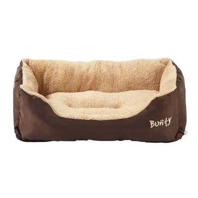 (brown, 2xl) (Brown, 2XL) Bunty Deluxe Dog Bed | Soft Fleece Animal Pet Bed