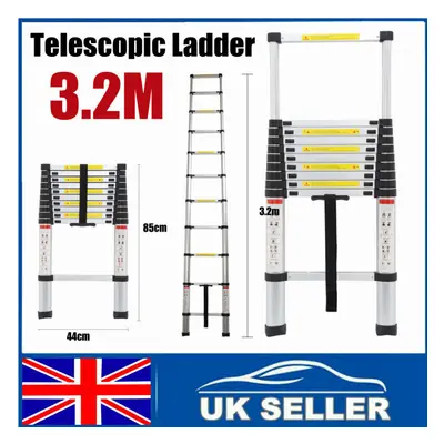 3.2M Portable Telescopic Ladder Multi-Purpose Aluminium Extendable