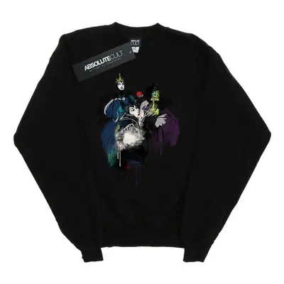 (XXL, Black) Disney Mens Villains Sketch Sweatshirt