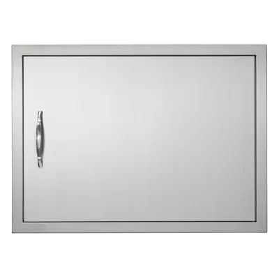 VEVOR BBQ Access Door 27W x 20H Inch Single Outdoor Kitchen Door Stainless Steel Flush Mount Doo