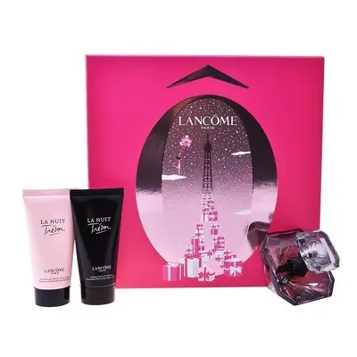 Tresor La Nuit Pcs Set: 1.7 Eau De Parfum Spray + 1.7 Body Lotion + 1.7 Shower Gel (Hard Box)