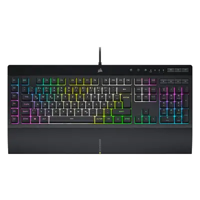 Corsair K55 RGB PRO XT Wired Membrane Gaming Keyboard (Dynamic RGB Backlight, Macro Keys with El