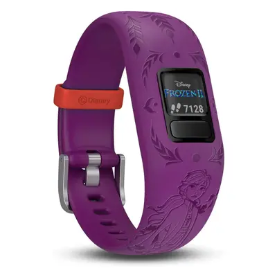 Garmin vivofit Jr. Disney Frozen Anna Fitness Activity Tracker for Kids, Adjustable Band - Purpl