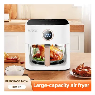 Air Fryer, 6L Kitchen Oven with Digital Display Timer,Low Fat Oil Free Cooker