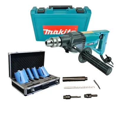 Makita Diamond Core Drill Rotary Percussion 110V + Piece Core Set + Case