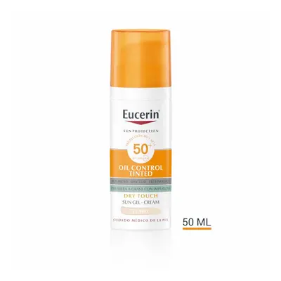 Eucerin Oil Control Dry Touch Gel Crema SPF50+ Tinted Light 50ml