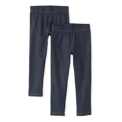 The Children's Place Girls Leggings True Indigo Pack 14