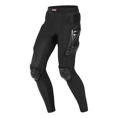 (Black, L) Motorcycle Motocross Pants Long Armor Motorcycle Pants Ski Skating Cycling Motocross 